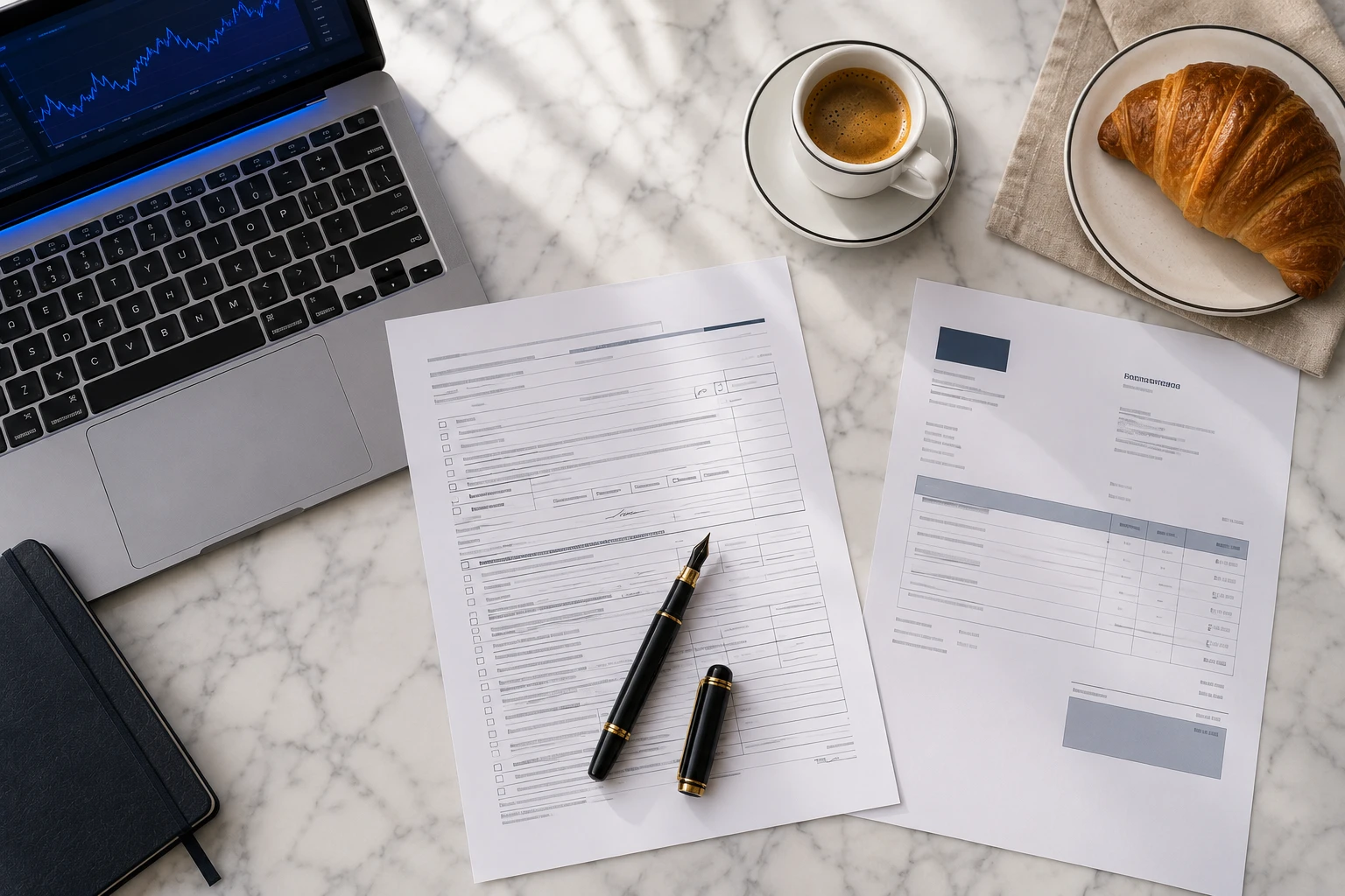 Responsable financier examine l’IRS Form W-8BEN-E d’une société non américaine