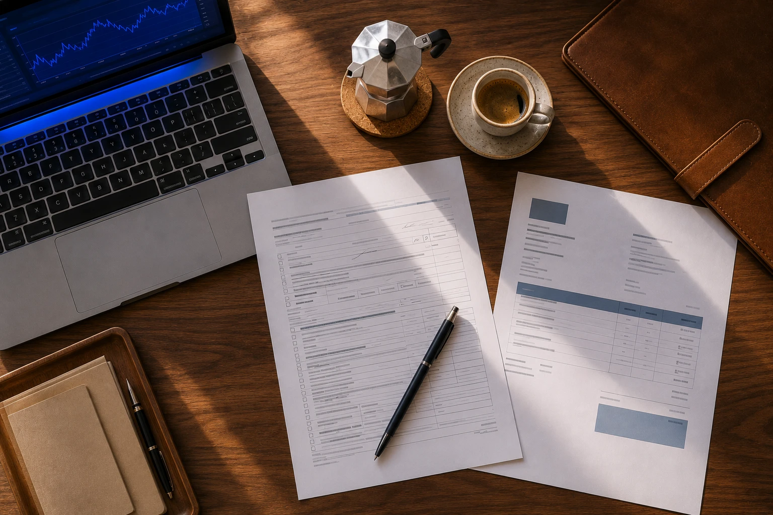 Responsabile finanziario esamina l’IRS Form W-8BEN-E di una società non statunitense