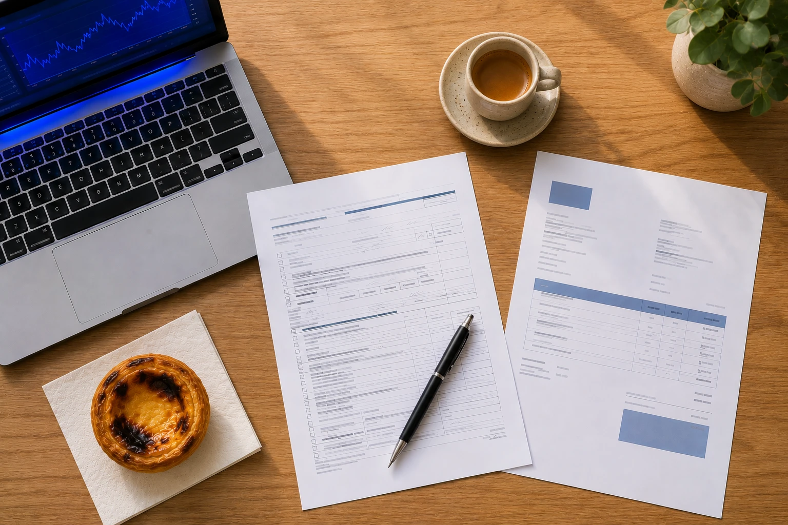 Responsável financeiro revê o IRS Form W-8BEN-E de uma empresa não americana