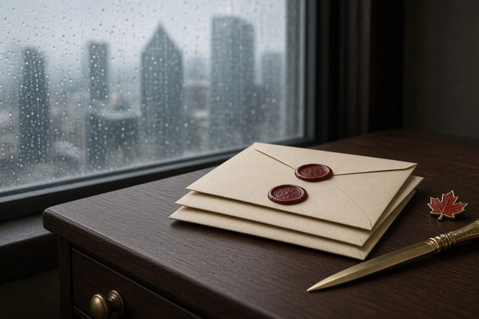 Canadian brokerage account documents being prepared for submission
