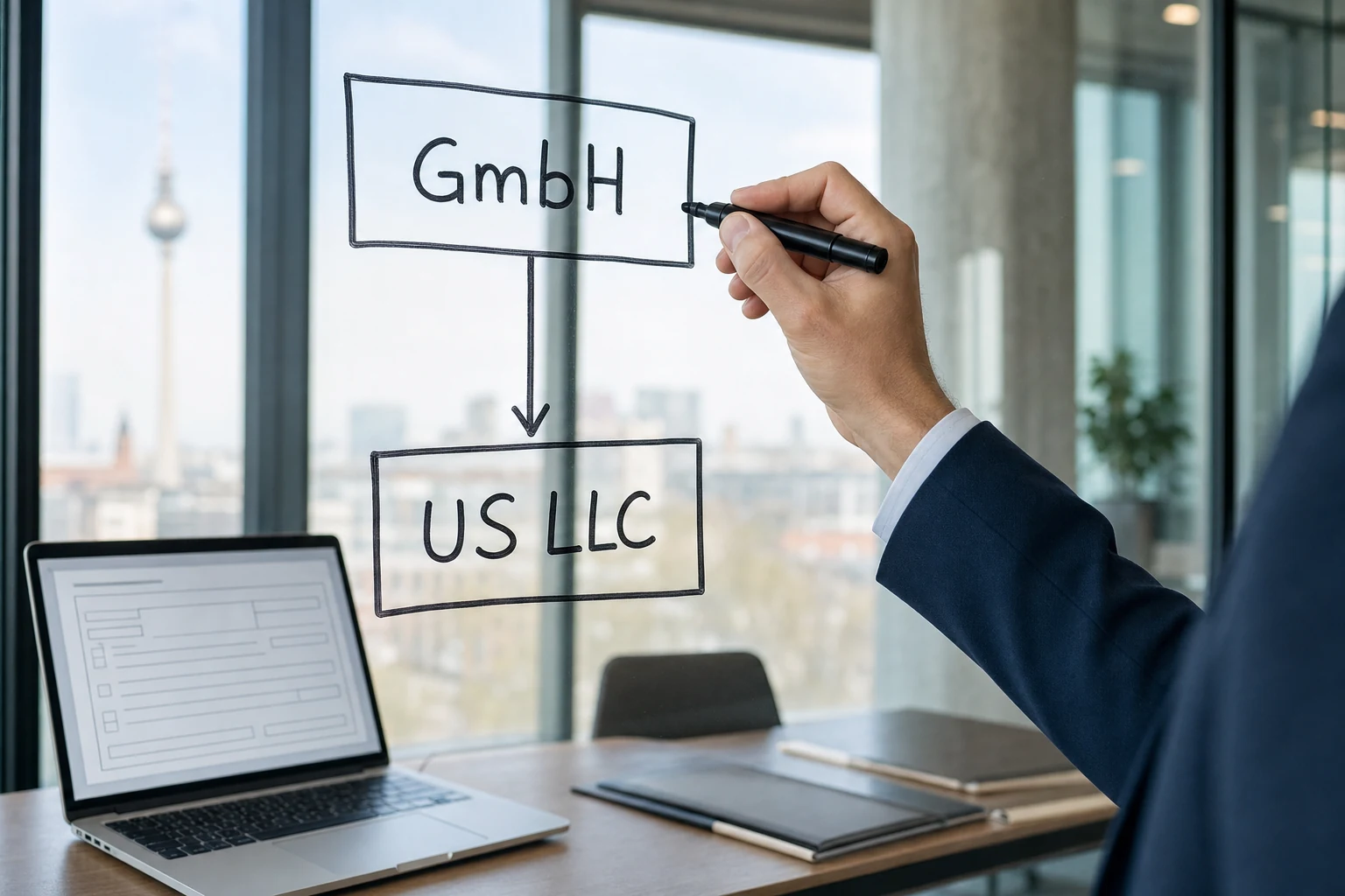 Finanzleiter ordnet Eigentümer und disregarded LLC in IRS Form W-8BEN-E Part I zu