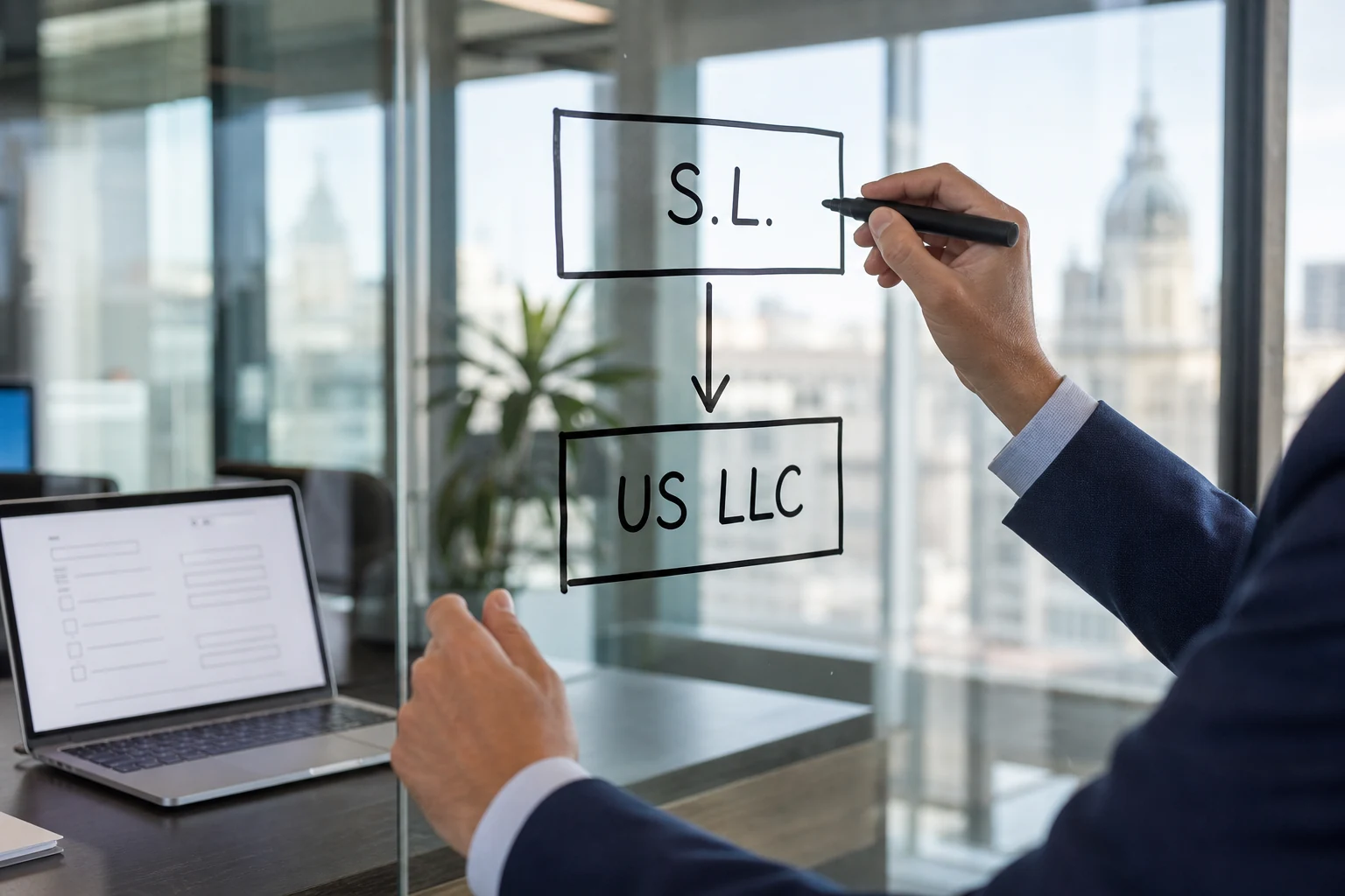 Responsable financiero indicando propietario y LLC ignorada en IRS Form W-8BEN-E Parte I