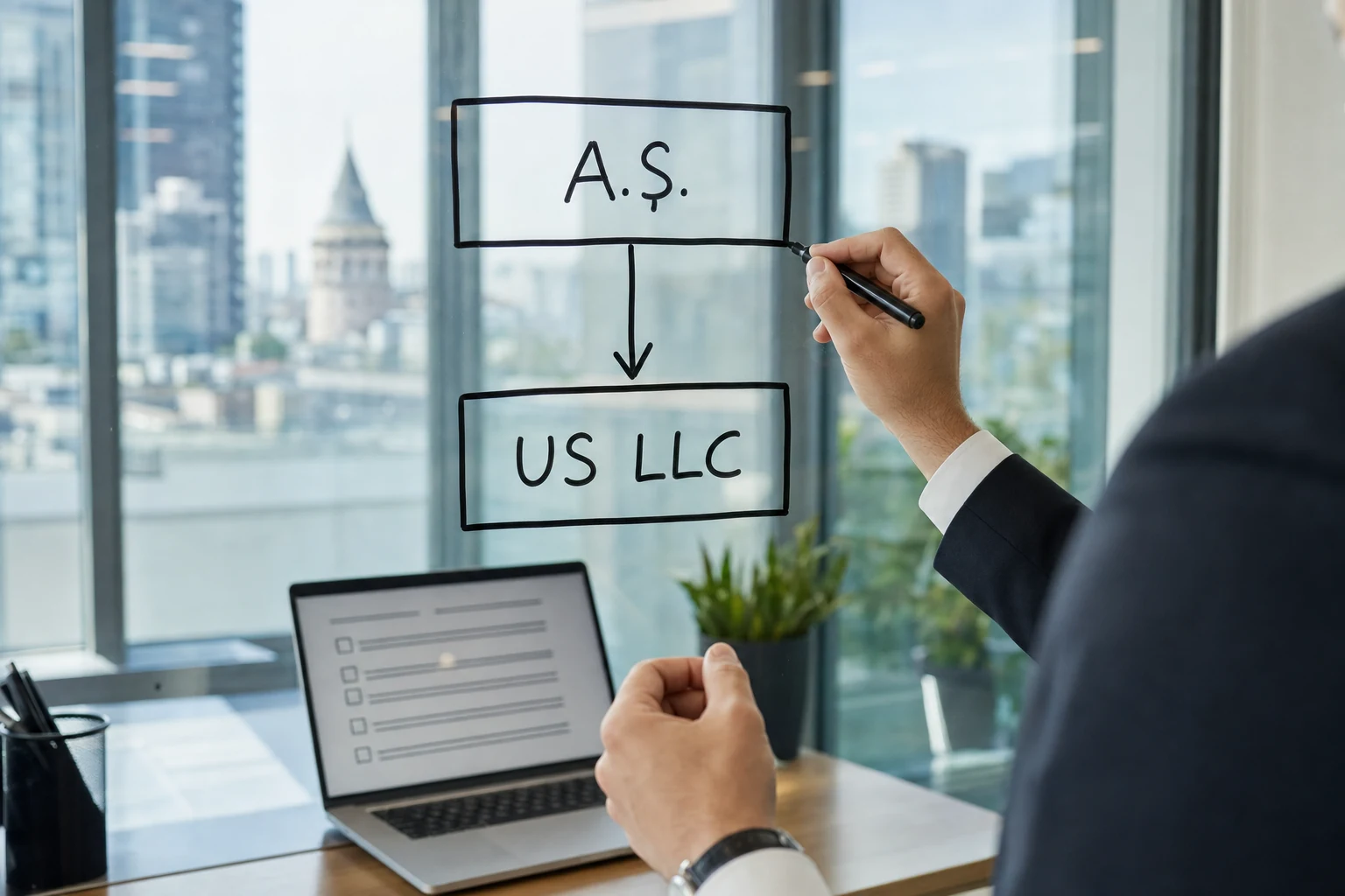 Finans lideri IRS Form W-8BEN-E Part I üzerinde sahibi ve disregarded LLC'yi eşleştiriyor