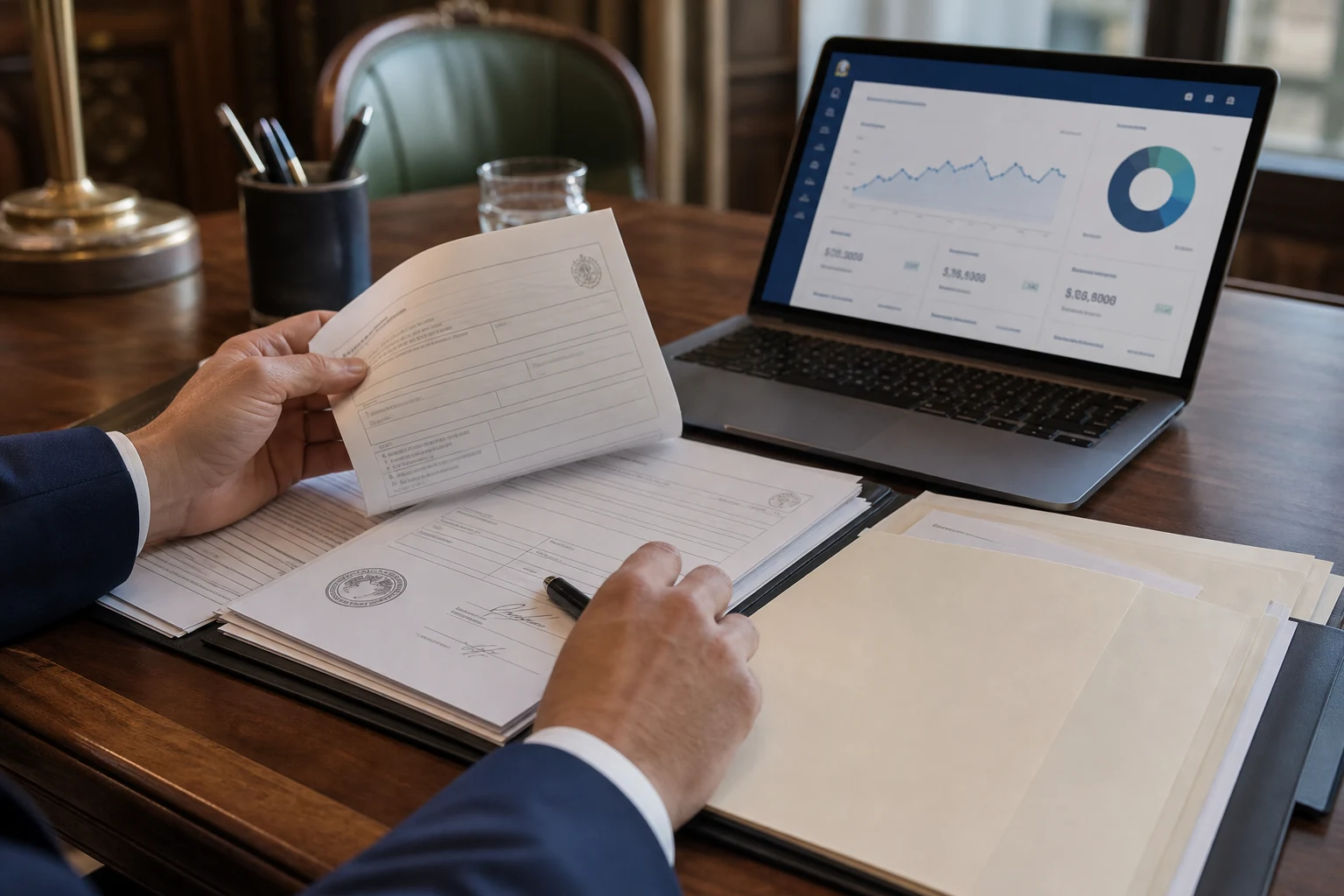 Administrador fiduciário a rever a caixa Simple trust no IRS Form W-8BEN-E linha 4