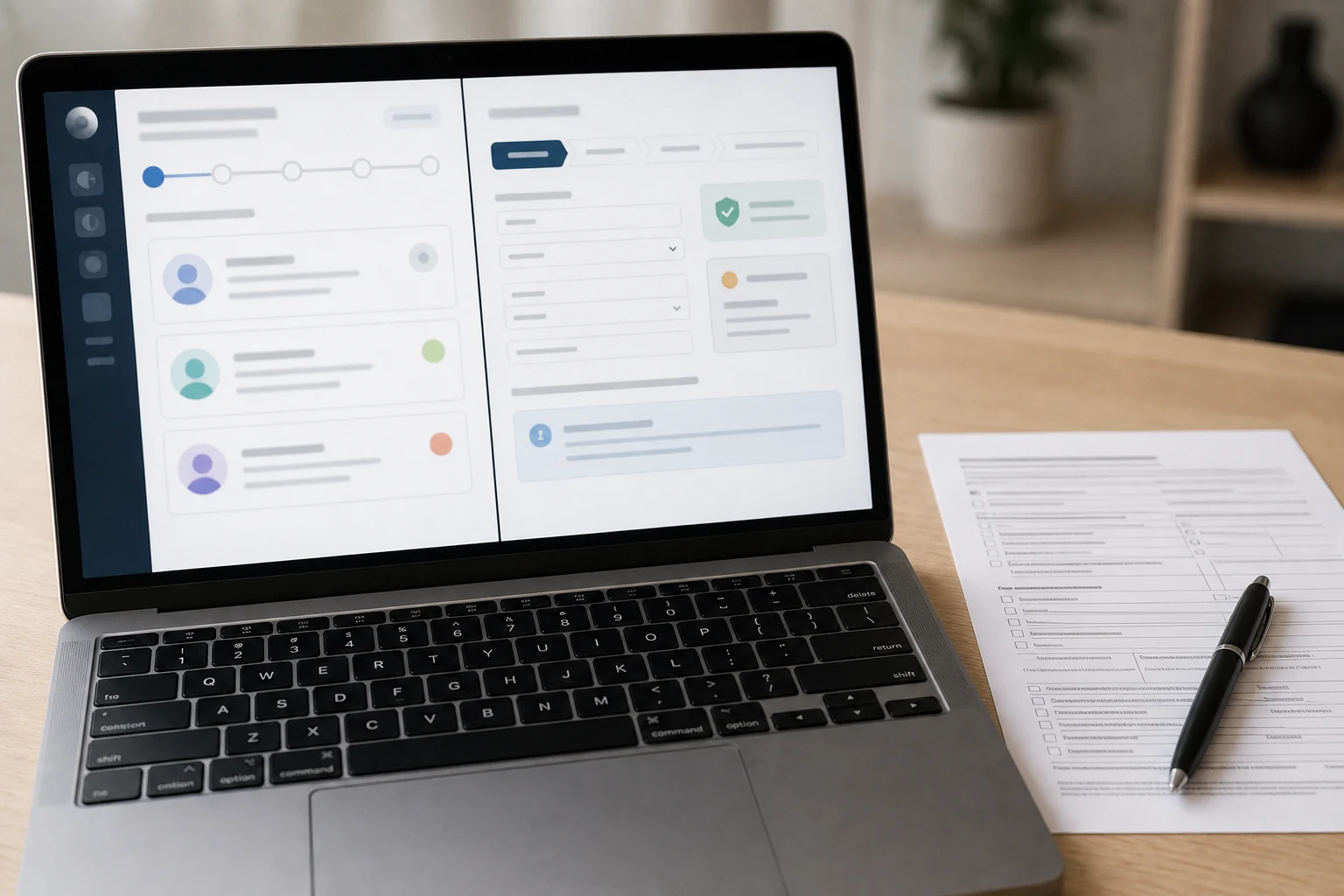 Remote-Freelancer füllt IRS-Formular W-8BEN für Toptal-, Deel- oder Remote.com-Steuer-Onboarding aus