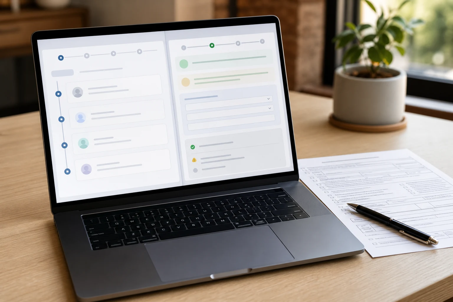 Contractant à distance remplissant le formulaire IRS W-8BEN pour l'onboarding fiscal Toptal, Deel ou Remote.com