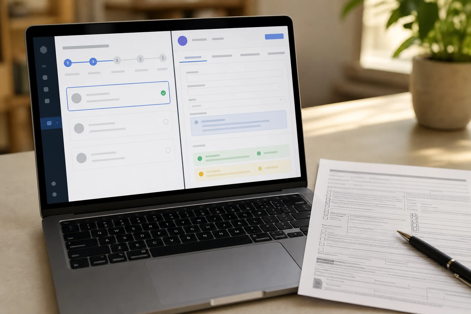 Contratante remoto a preencher o formulário IRS W-8BEN para onboarding fiscal Toptal, Deel ou Remote.com