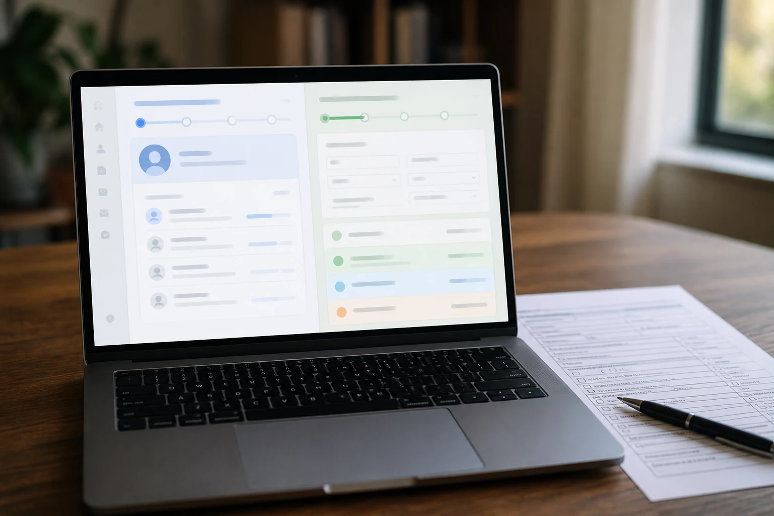 Contractor la distanță completând formularul IRS W-8BEN pentru onboarding fiscal Toptal, Deel sau Remote.com