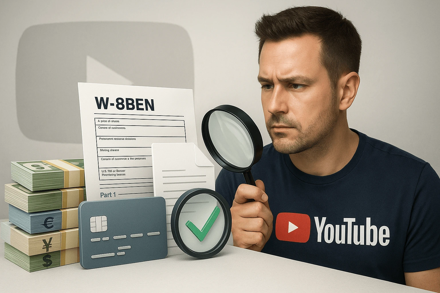 Form W-8BEN for YouTube AdSense | Reduce U.S. Tax from 30% to 0-10% | Step-by-Step Guide & Examples