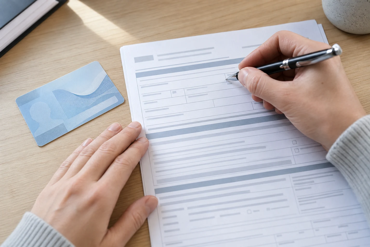 W-8BEN Del 1 rad för rad: namn, adress, utländskt skatte-ID och födelsedatum i formuläret